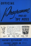 Peterborough Petes 1961-62 program cover