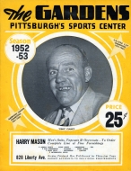 Pittsburgh Hornets 1952-53 program cover