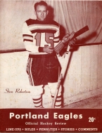 Portland Eagles 1948-49 program cover