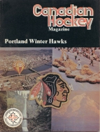 Portland Winterhawks 1977-78 program cover