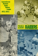 Prince Albert Raiders 1972-73 program cover