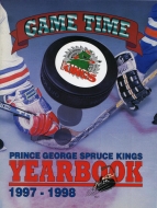 Prince George Spruce Kings 1997-98 program cover