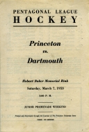 Princeton University 1952-53 program cover