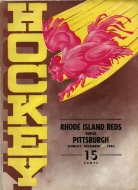 Rhode Island Reds 1943-44 program cover