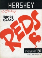 Rhode Island Reds 1946-47 program cover