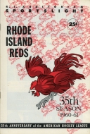 Rhode Island Reds 1960-61 program cover