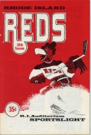 Rhode Island Reds 1964-65 program cover