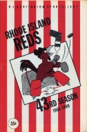 Rhode Island Reds 1968-69 program cover