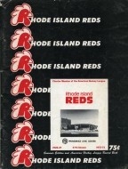 Rhode Island Reds 1972-73 program cover
