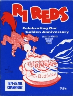 Rhode Island Reds 1975-76 program cover