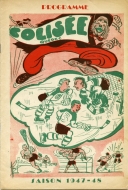 Quebec Aces 1947-48 program cover