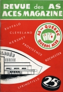 Quebec Aces 1959-60 program cover