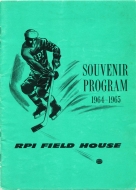R.P.I. 1964-65 program cover