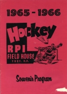 R.P.I. 1965-66 program cover
