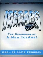 Raleigh Icecaps 1996-97 program cover
