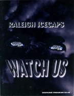 Raleigh Icecaps 1997-98 program cover