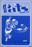 Regina Pats 1969-70 program cover