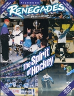 Richmond Renegades 1996-97 program cover