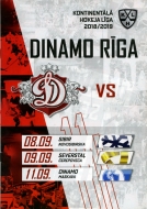 Riga Dynamo 2018-19 program cover