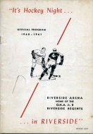 Riverside Regents 1960-61 program cover
