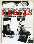 Roanoke Valley Rebels 1970-71 program cover