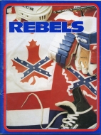 Roanoke Valley Rebels 1991-92 program cover