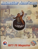 Rochester Americans 1977-78 program cover