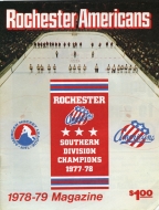Rochester Americans 1978-79 program cover