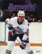Rochester Americans 1985-86 program cover