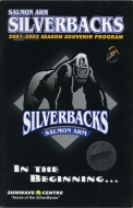 Salmon Arm Silverbacks 2001-02 program cover
