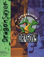 San Antonio Dragons 1996-97 program cover