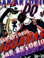 San Antonio Iguanas 2000-01 program cover