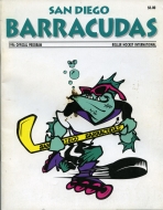 San Diego Barracudas 1995-96 program cover