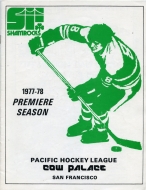 San Francisco Shamrocks 1977-78 program cover