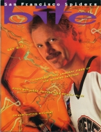 San Francisco Spiders 1995-96 program cover