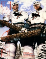 San Jose Sharks 1995-96 program cover