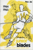 Saskatoon Blades 1964-65 program cover