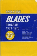 Saskatoon Blades 1969-70 program cover