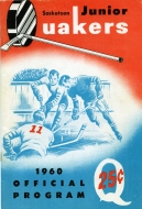 Saskatoon Jr. Quakers 1960-61 program cover