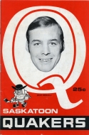 Saskatoon Quakers 1970-71 program cover