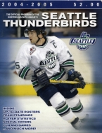 Seattle Thunderbirds 2004-05 program cover