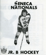 Seneca Nationals 1976-77 program cover