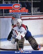 Sherbrooke Canadiens 1989-90 program cover