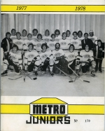 Sherwood Parkdale Metros 1977-78 program cover