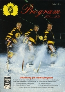 Skelleftea AIK 1992-93 program cover