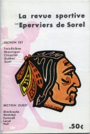 Sorel Black Hawks 1975-76 program cover