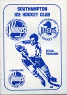 Southampton Vikings 1983-84 program cover