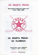 Sparta Praha 1994-95 program cover