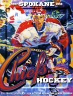 Spokane Chiefs 1997-98 program cover