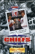 Spokane Chiefs 2000-01 program cover